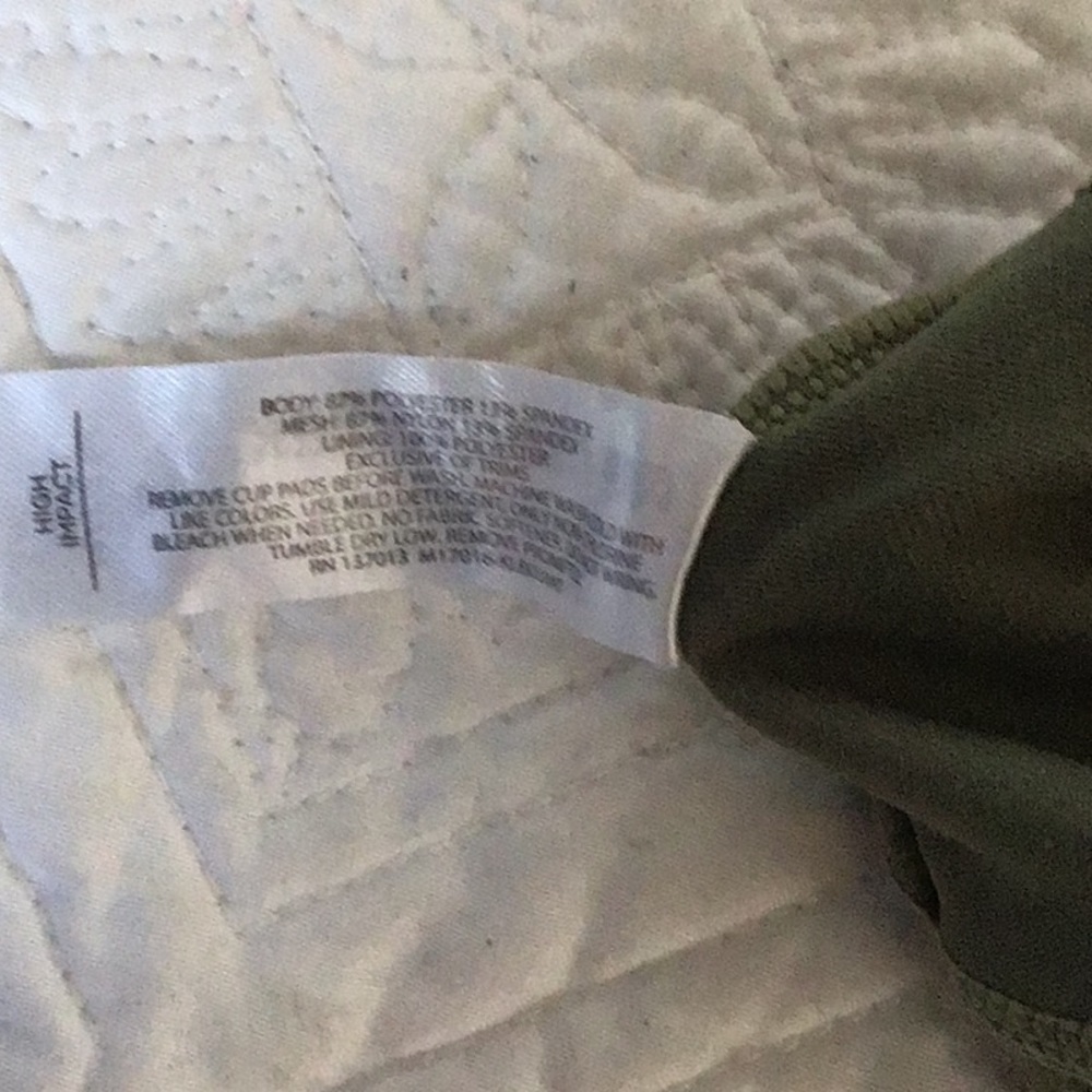 Marika tek High Impact Army Green Small Sportsbra (fits like extra small) - Picture 6 of 6